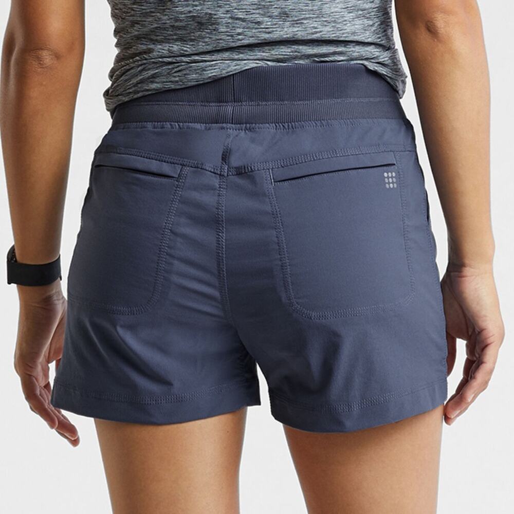 TITLE NINE Clamberista Navy Hiking Travel Active Shorts 4" Inseam Size 2 - Picture 8 of 9